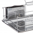Diskställ i rostfritt stål, bestickkorg, INOX, 47 x 33 x H 23 cm, Silver Diskställ i rostfritt stål, bestickkorg, INOX, 47 x 33 x H 23 cm, Silver