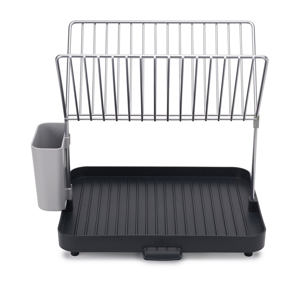 Diskställ med bestickkorg, Y-RACK, 36 x 31 x 29 cm, Joseph Joseph, Grå / Silver i gruppen Förvaring / Köksförvaring / Diskställ och diskbänk hos SmartaSaker.se (40443)
