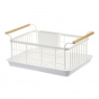 Diskställ med bricka, TOSCA DISH DRAINER, 47 x 33,5 x H 20 cm, Yamazaki, Vit Diskställ med bricka, TOSCA DISH DRAINER, 47 x 33,5 x H 20 cm, Yamazaki, Vit