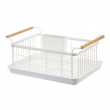 Diskställ med bricka, TOSCA DISH DRAINER, 47 x 33,5 x H 20 cm, Yamazaki, Vit Diskställ med bricka, TOSCA DISH DRAINER, 47 x 33,5 x H 20 cm, Yamazaki, Vit