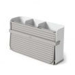 Diskställ med diskmatta, Plats sparande, SLING DISH RACK, Umbra, Grå / Vit Diskställ med diskmatta, Plats sparande, SLING DISH RACK, Umbra, Grå / Vit