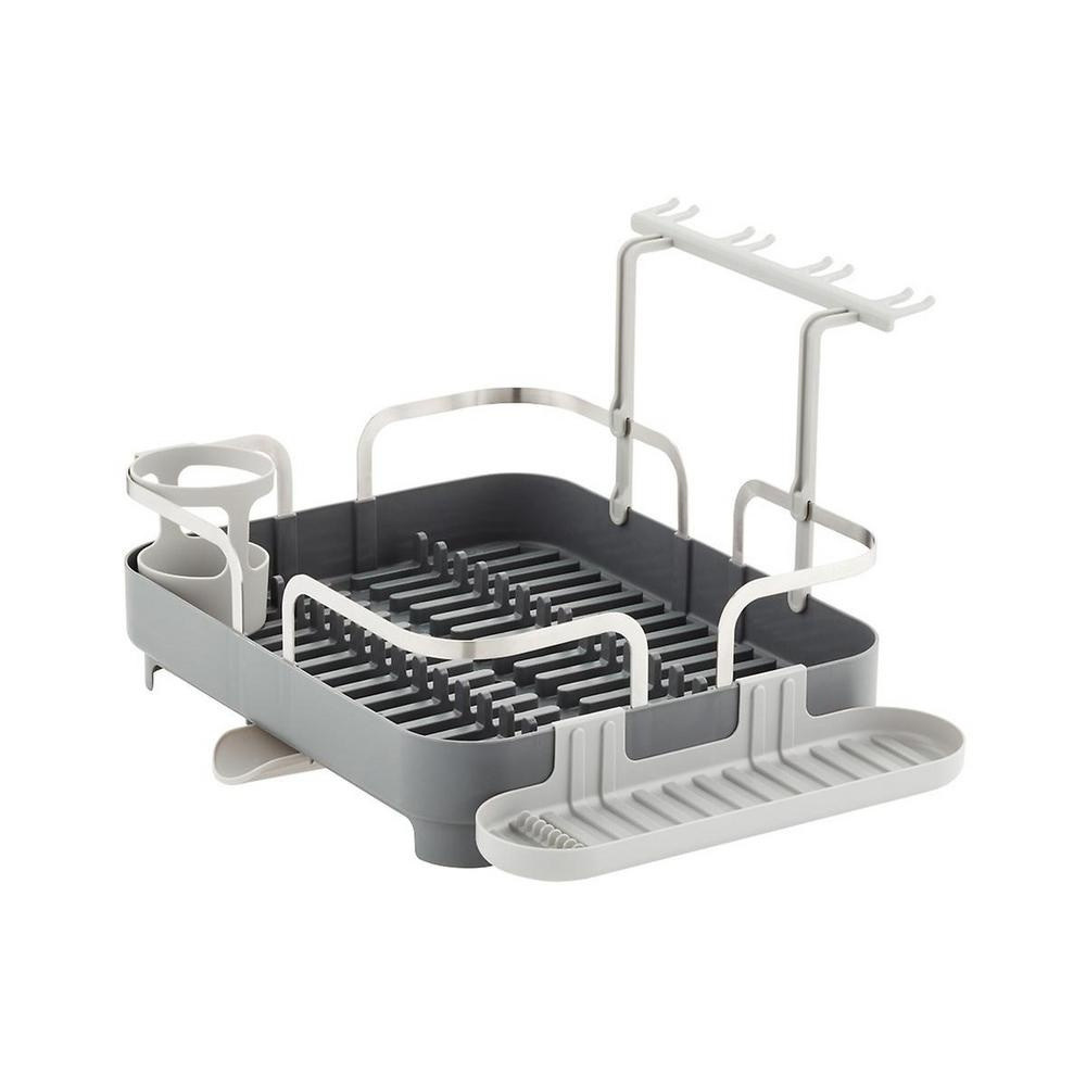 Diskställ med vinglashållare, HOLSTER DISH RACK, 42 x 34,5 x H15 cm, Umbra i gruppen Förvaring / Köksförvaring / Diskställ och diskbänk hos SmartaSaker.se (40450)