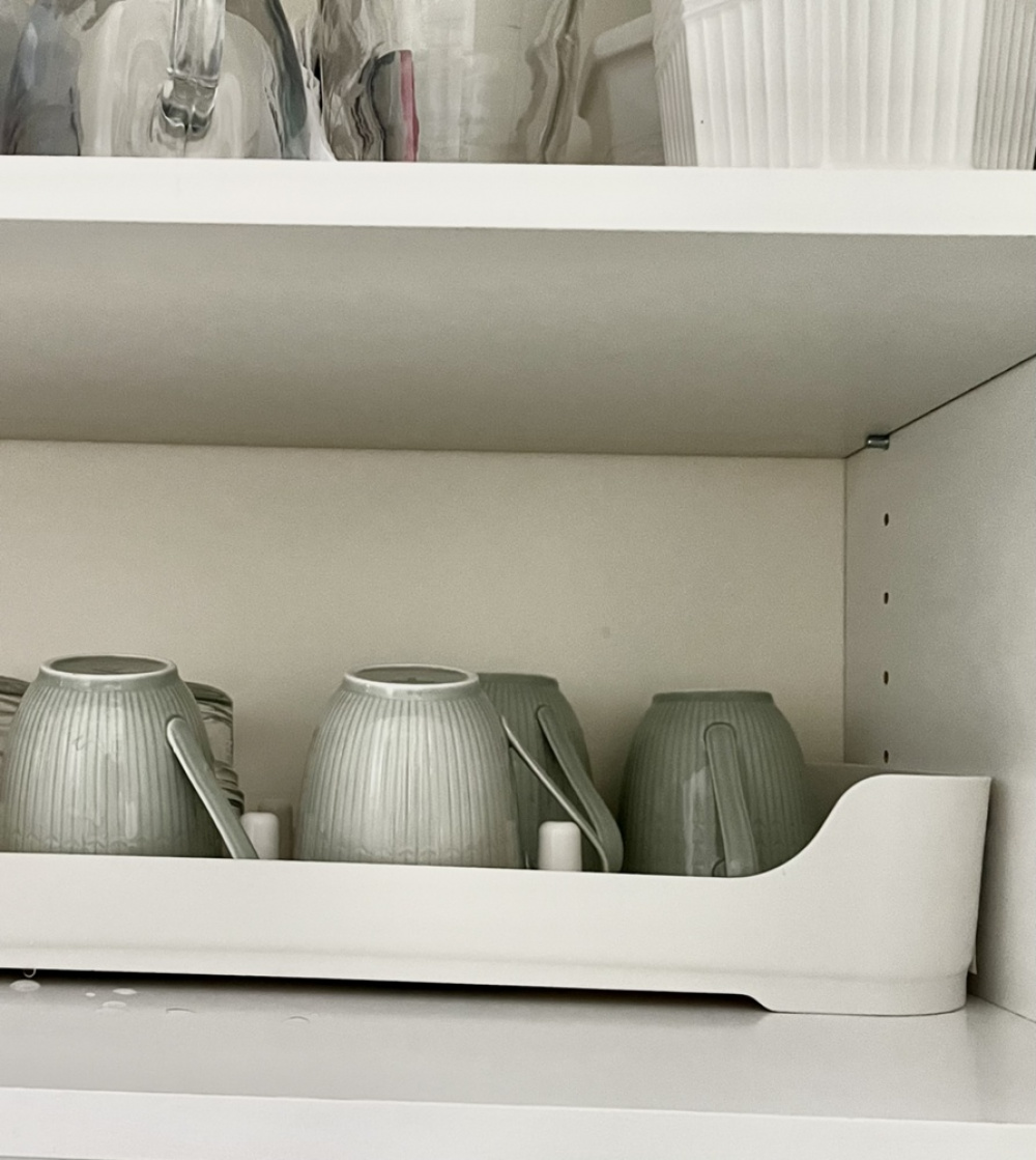 Diskställ, För skåphylla, ID RPET MINI, 43 x 19 x H 7,6 cm, Vitt i gruppen Förvaring / Köksförvaring / Diskställ och diskbänk hos SmartaSaker.se (40451)