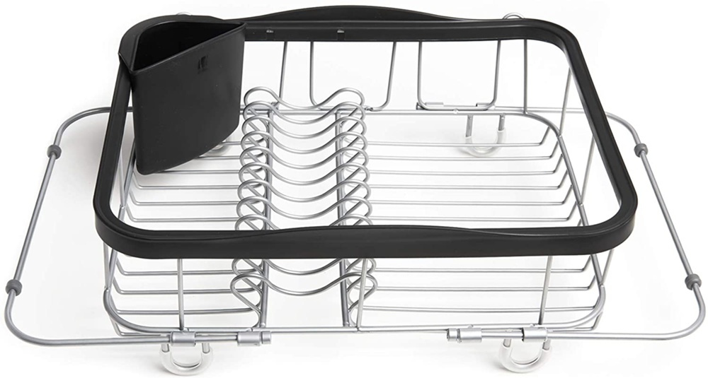 Diskställ, Över Diskho, SINKIN MULTI-USE, 36,5 x 29 x H14 cm, Umbra, Svart / silver i gruppen Förvaring / Köksförvaring / Diskställ och diskbänk hos SmartaSaker.se (40452)
