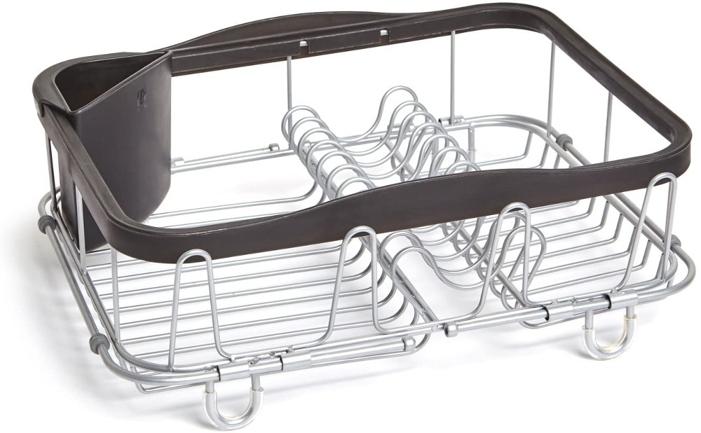 Diskställ, Över Diskho, SINKIN MULTI-USE, 36,5 x 29 x H14 cm, Umbra, Svart / silver i gruppen Förvaring / Köksförvaring / Diskställ och diskbänk hos SmartaSaker.se (40452)