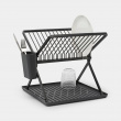 Diskställ, BRABANTIA COMPACT FOLDABLE DISH RACK, 33 x 37 x H 31,5 cm, Mörkgrå Diskställ, BRABANTIA COMPACT FOLDABLE DISH RACK, 33 x 37 x H 31,5 cm, Mörkgrå