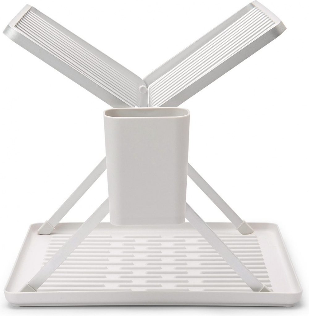 Diskställ, BRABANTIA COMPACT FOLDABLE DISH RACK, 33 x 37 x H 31,5 cm, Ljusgrå i gruppen Förvaring / Köksförvaring / Diskställ och diskbänk hos SmartaSaker.se (40456)