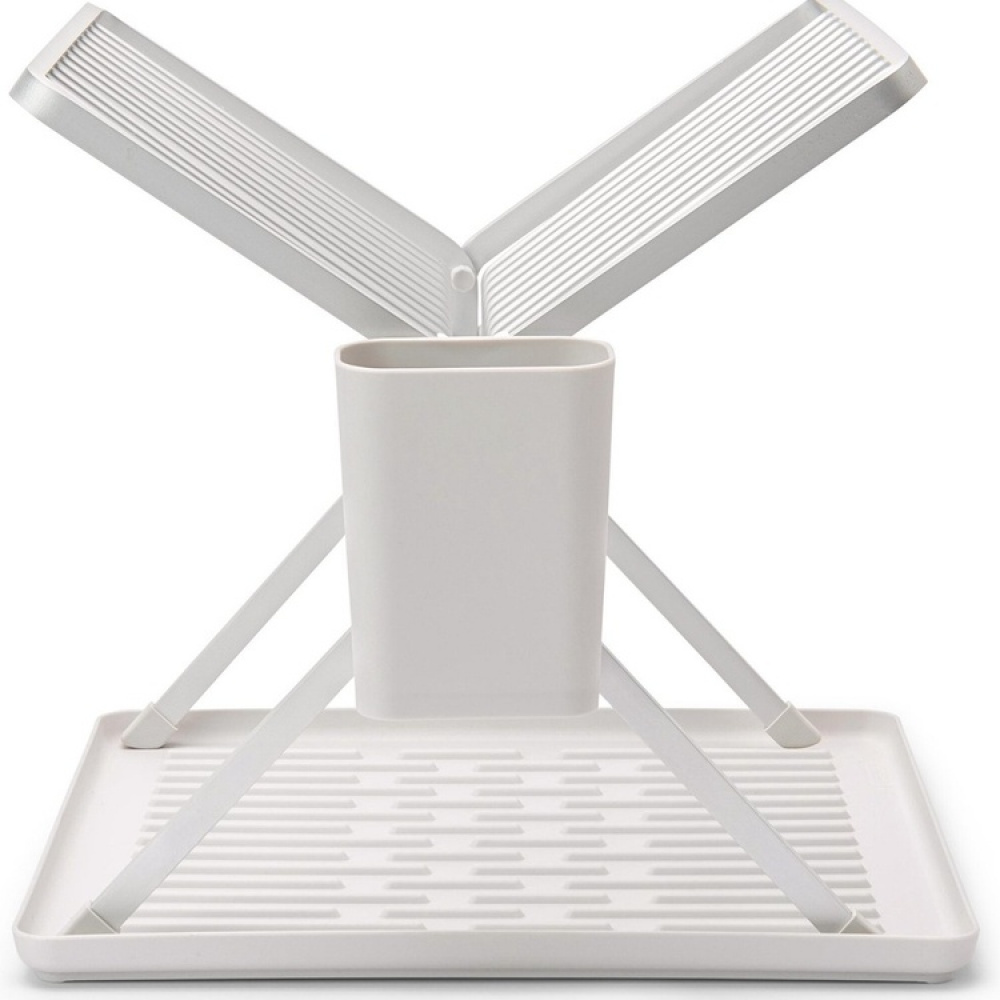 Diskställ, BRABANTIA COMPACT FOLDABLE DISH RACK, 33 x 37 x H 31,5 cm, Ljusgrå i gruppen Förvaring / Köksförvaring / Diskställ och diskbänk hos SmartaSaker.se (40456)