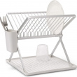 Diskställ, BRABANTIA COMPACT FOLDABLE DISH RACK, 33 x 37 x H 31,5 cm, Ljusgrå Diskställ, BRABANTIA COMPACT FOLDABLE DISH RACK, 33 x 37 x H 31,5 cm, Ljusgrå