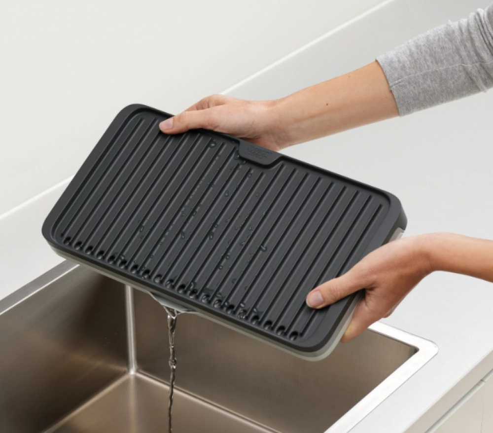 Diskunderlägg, Utdragbart, TIER DRAINING BOARD, Joseph Joseph, Grå i gruppen Förvaring / Köksförvaring / Diskställ och diskbänk hos SmartaSaker.se (40468)