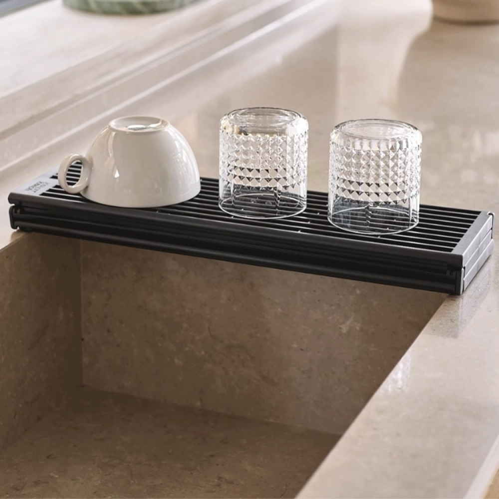 Diskunderlägg, över diskho, PLATFORM SINK DRAINER, Joseph Joseph, Grå i gruppen Förvaring / Köksförvaring / Diskställ och diskbänk hos SmartaSaker.se (40469)