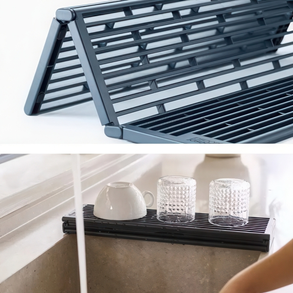 Diskunderlägg, över diskho, PLATFORM SINK DRAINER, Joseph Joseph, Grå i gruppen Förvaring / Köksförvaring / Diskställ och diskbänk hos SmartaSaker.se (40469)