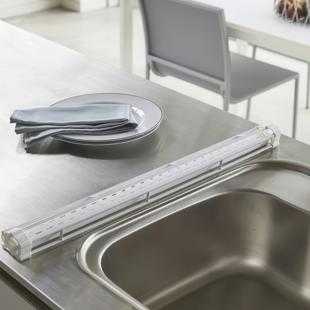 Diskunderlägg, över diskho, TOWER FOLDABLE DRAINER, 42 x 26 x H 0,8 cm, Yamazaki, Vit i gruppen Förvaring / Köksförvaring / Diskställ och diskbänk hos SmartaSaker.se (40470)