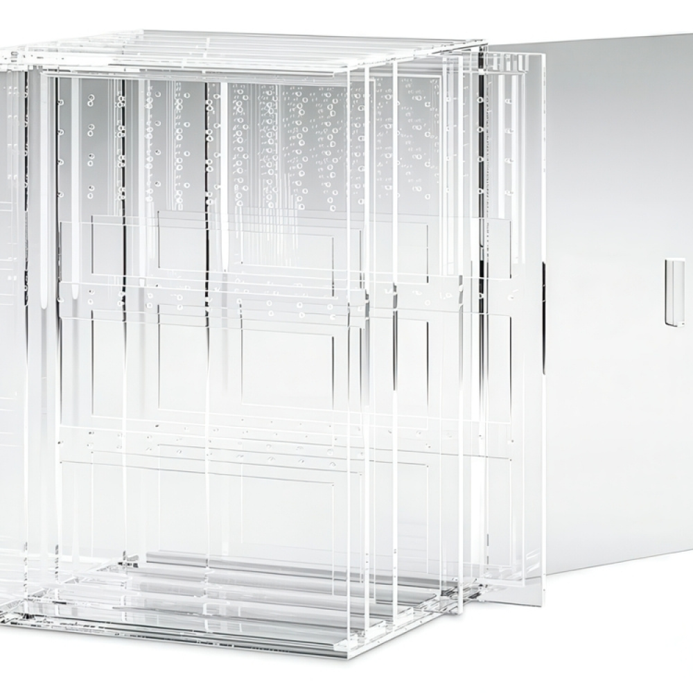 Display för 120 par örhängen, ARTEAGA LARGE BOX, 14 x15,5 x H 23,5 cm, Klar i gruppen Förvaring / Sovrumsförvaring / Smyckesförvaring hos SmartaSaker.se (40471)