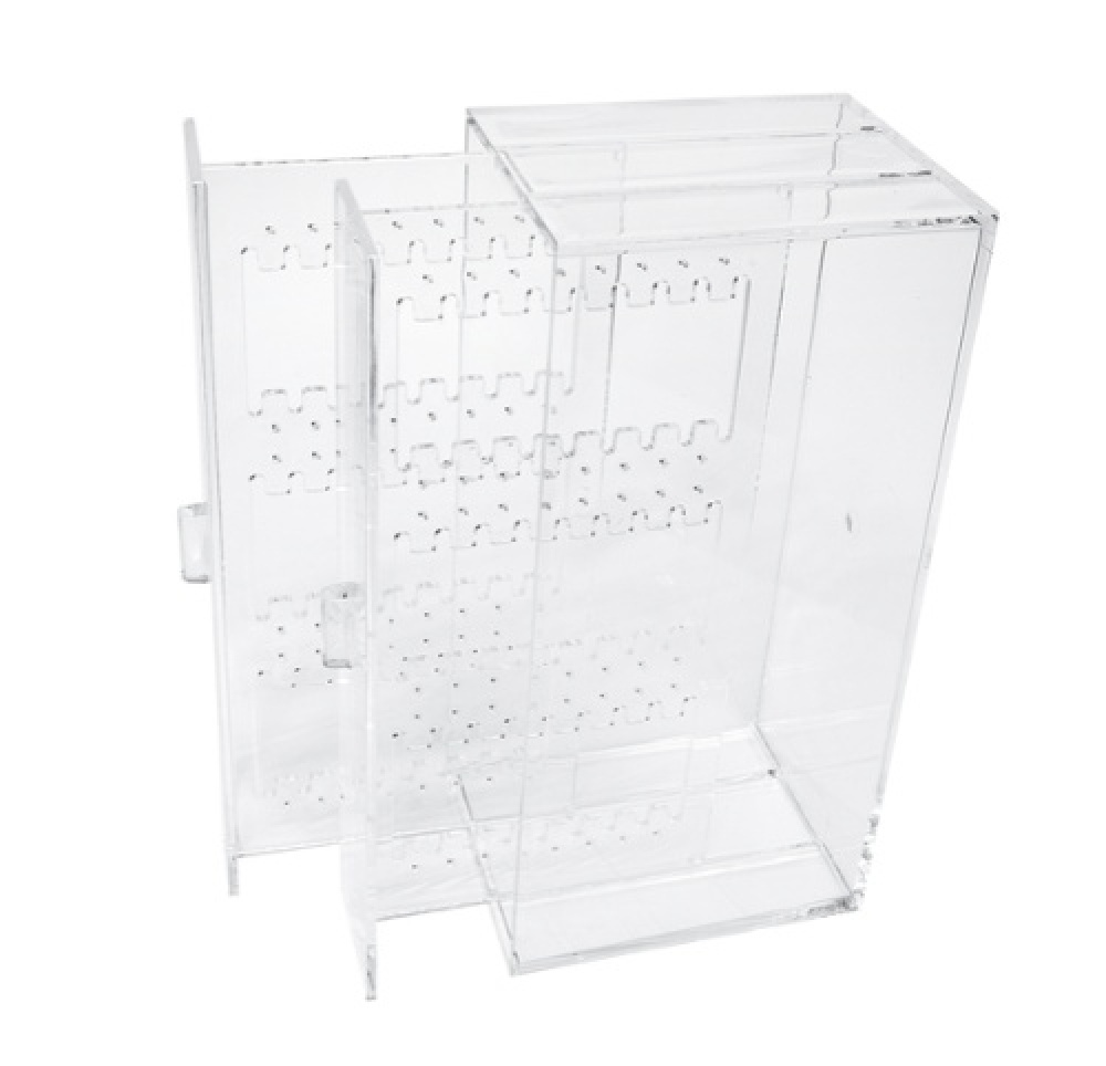 Display för 32 par örhängen, ARTEAGA BOX, 9,3 x 13 x H 24 cm , Klar i gruppen Förvaring / Sovrumsförvaring / Smyckesförvaring hos SmartaSaker.se (40472)