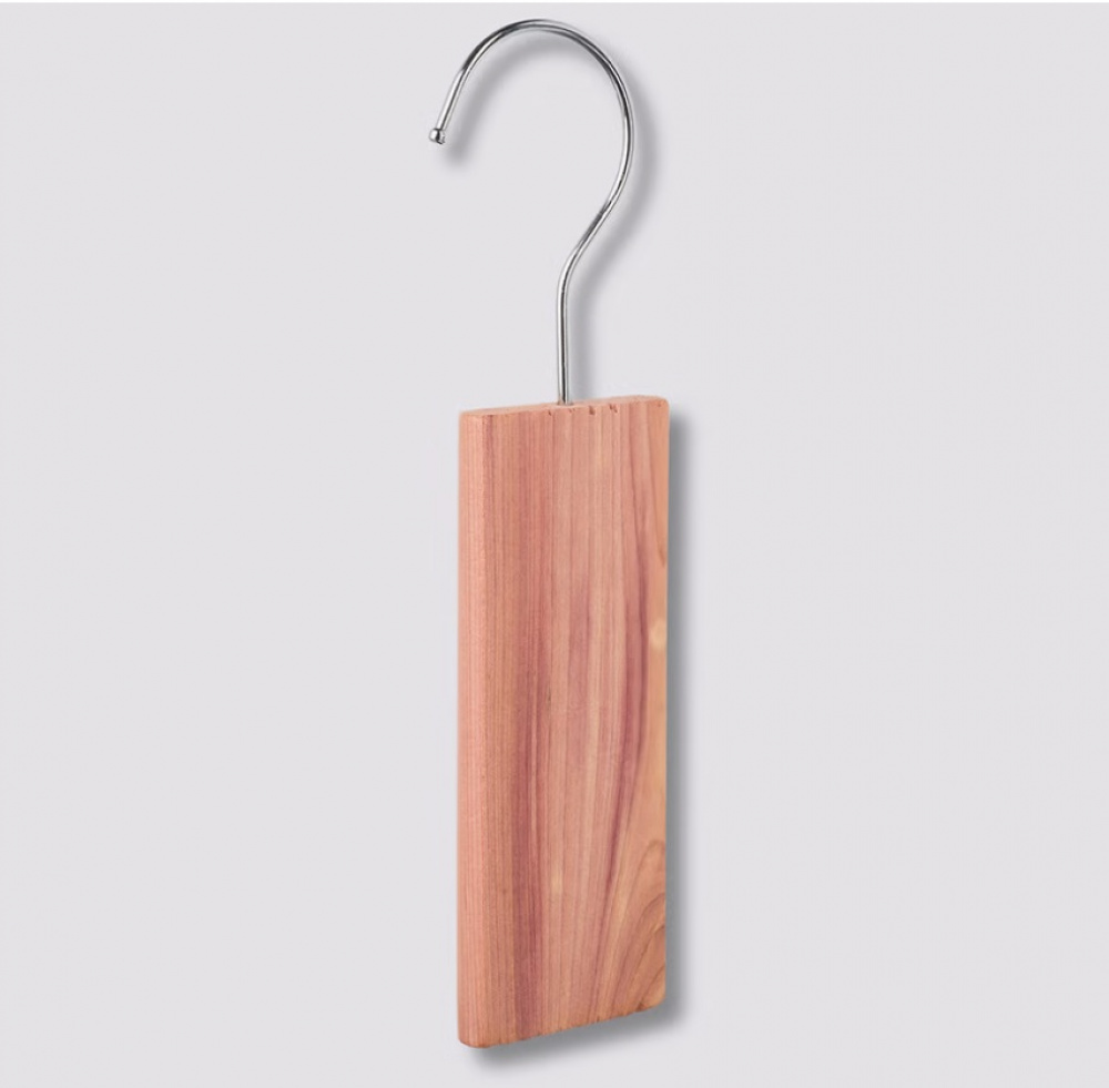 Doftblock med krok, Cederträ, 2 st, HANG UPS, 4,8 x 1 x H 20,7 cm, Natur i gruppen Förvaring / Garderobsförvaring hos SmartaSaker.se (40473)