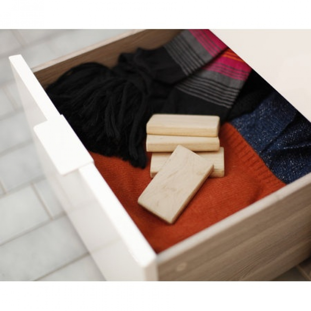 Doftblock, Cederträ, 4-pack, CEDAR BLOCKS, Bosign, Beige i gruppen Förvaring / Garderobsförvaring hos SmartaSaker.se (40477)