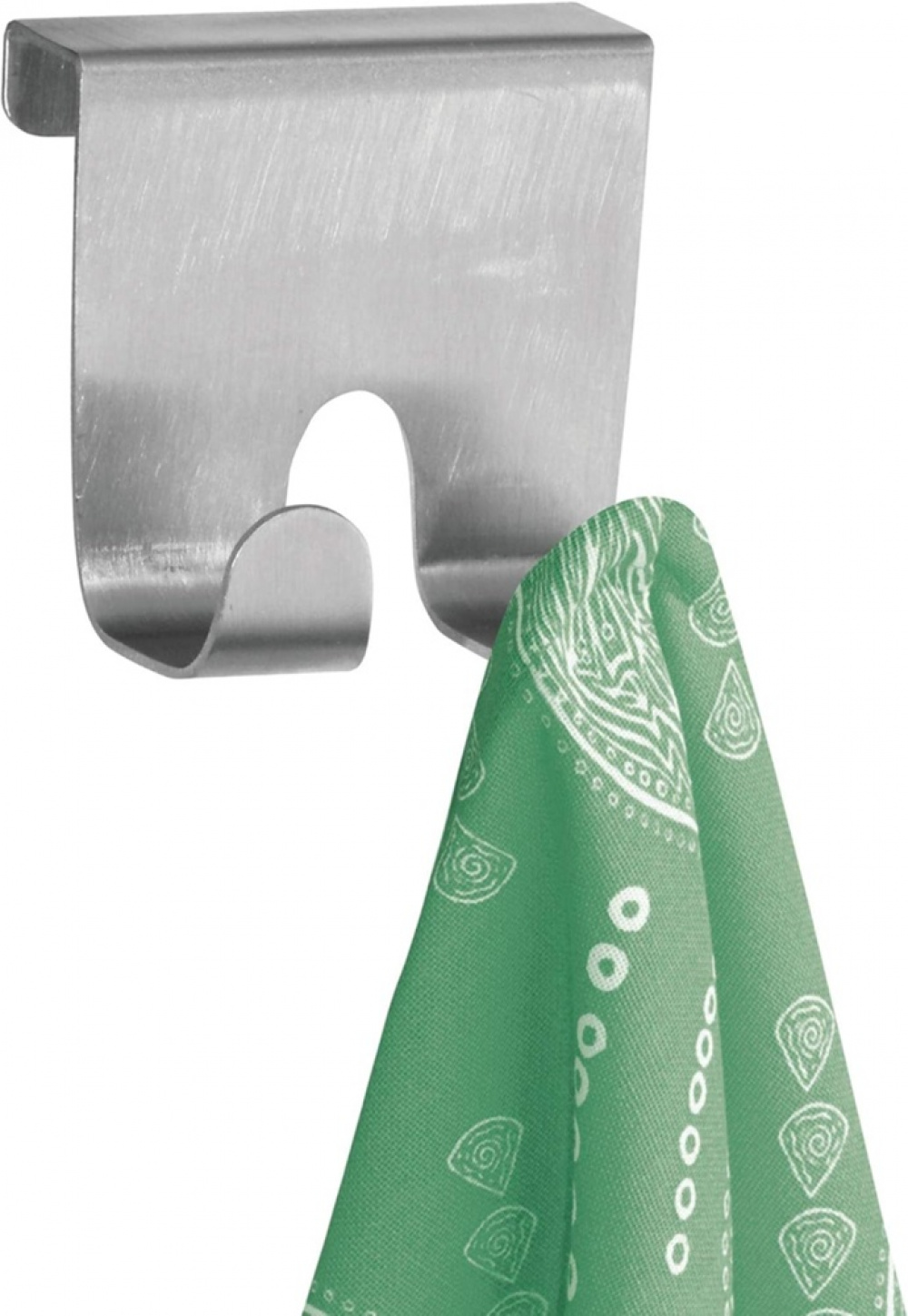 Dubbelkrok i rostfri metall för skåpdörr, FORMA, Silver i gruppen Förvaring / Köksförvaring / Organisera köksskåp / Krokar hos SmartaSaker.se (40495)