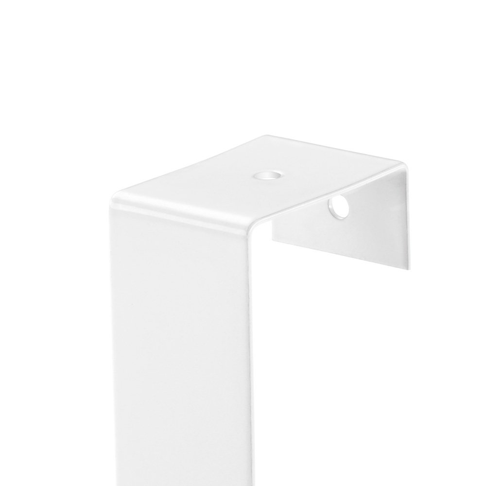 Dubbelkrok över dörr, Metall, GANCHO DOBLE, 3 x 4 x H 18 cm, Vit i gruppen Förvaring / Sovrumsförvaring / Dörrkrokar hos SmartaSaker.se (40500)