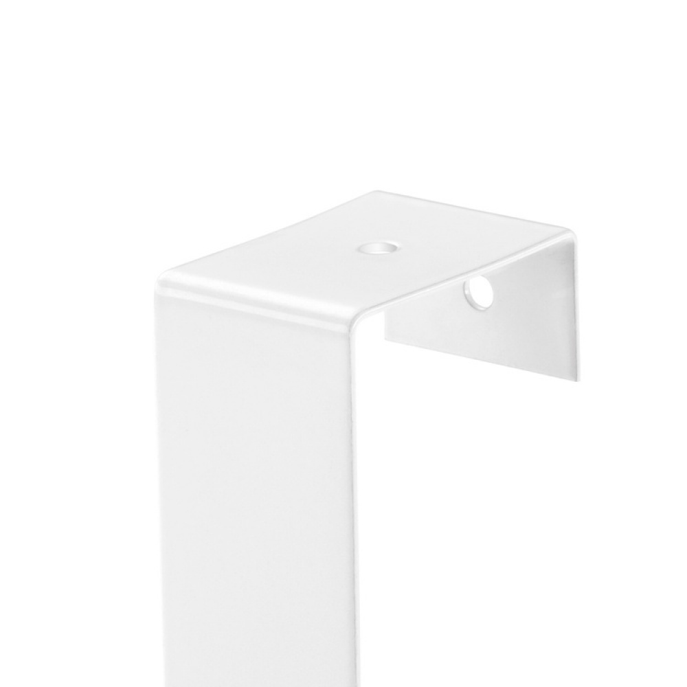 Dubbelkrok över dörr, Metall, GANCHO DOBLE, 3 x 4 x H 18 cm, Vit i gruppen Förvaring / Sovrumsförvaring / Dörrkrokar hos SmartaSaker.se (40500)