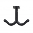 Dubbelkrokar till hatthylla, 2 st, KROK 140, Matt Svart Dubbelkrokar till hatthylla, 2 st, KROK 140, Matt Svart