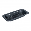 Durkslag, Över diskho, BLACK COLANDER, 36,5~50 x 20x H 7 cm, Svart Durkslag, Över diskho, BLACK COLANDER, 36,5~50 x 20x H 7 cm, Svart