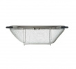 Durkslag, Över diskho, Finmaskig, STEEL STRAINER, 37 x 23 x H 12 cm, Silver