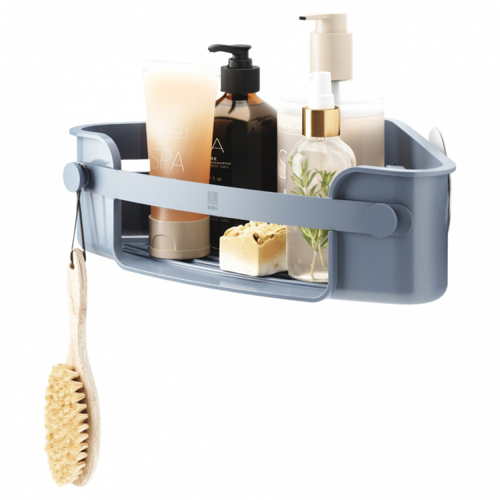 Duschkorg för hörn, Självhäftande, UMBRA FLEX ADHESIVE, 19 x 30 x H 8 cm i gruppen Förvaring / Badrumsförvaring / Bad- och duschkorgar hos SmartaSaker.se (40519)