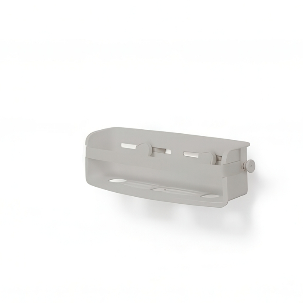 Duschkorg med sugproppar, FLEX GEL-LOCK, 10 x 33 x H 8 cm, Umbra, Grå i gruppen Förvaring / Badrumsförvaring / Bad- och duschkorgar hos SmartaSaker.se (40523)