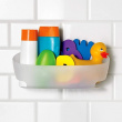 Duschkorg, Med Självhäftande remsor, COMMAND SHOWER CADDY, 30 x 11 x H12 cm, Frost- vit Duschkorg, Med Självhäftande remsor, COMMAND SHOWER CADDY, 30 x 11 x H12 cm, Frost- vit