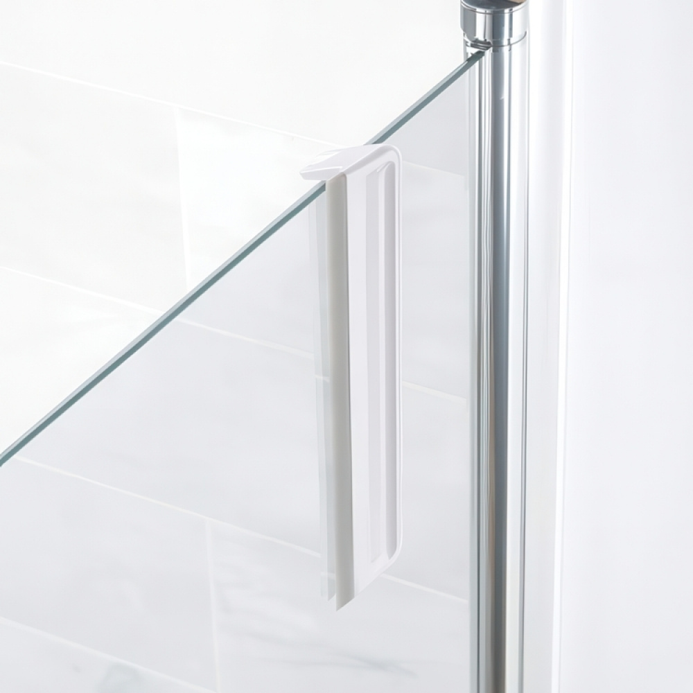 Duschskrapa med krok, Platssparande, EASY-STORE COMPACT, Joseph Joseph, Ljusgrå i gruppen Förvaring / Badrumsförvaring hos SmartaSaker.se (40530)