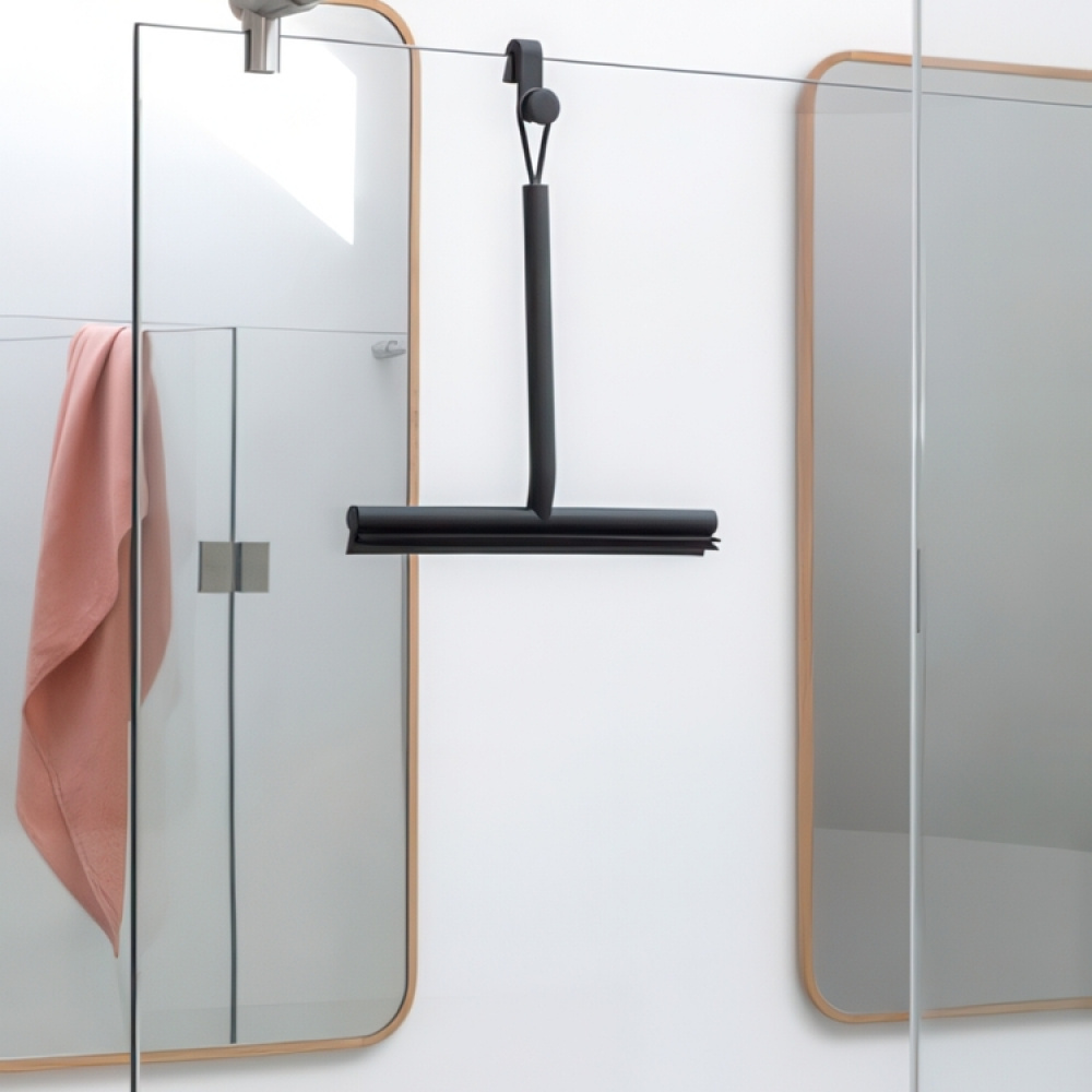 Duschskrapa med över dörr krok, BRABANTIA SHOWER SQUEEGEE i gruppen Förvaring / Badrumsförvaring hos SmartaSaker.se (40533)
