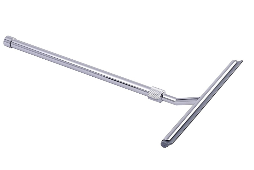 Duschskrapa, / Fönsterskrapa, TELESCOPIC, 26 x 37-59 cm, Krom i gruppen Förvaring / Badrumsförvaring hos SmartaSaker.se (40535)