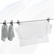 Elastisk lina med 12 klämmor, ELASTICA, 2 - 4 m, Svart Elastisk lina med 12 klämmor, ELASTICA, 2 - 4 m, Svart