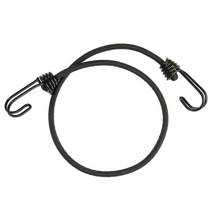 Elastiska Bagagestroppar med krokar, 4 st, HOOK BUNGEES, 60 cm, Svart i gruppen Förvaring / Förråd- och garageförvaring hos SmartaSaker.se (40540)