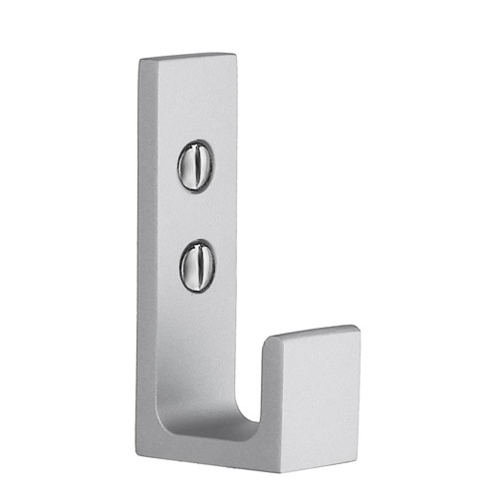 Enkelkrok, Kantig, BESLAGSBODEN, Aluminium i gruppen Förvaring / Badrumsförvaring hos SmartaSaker.se (40543)