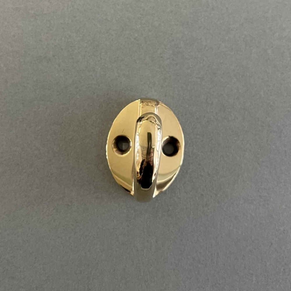 Enkelkrok, Mini, EXMEZ, H 3,3 cm, Mässing i gruppen Förvaring / Hallförvaring / Krokar och hängare hos SmartaSaker.se (40545)