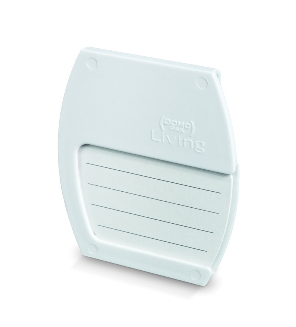 Etiketter för korgar och lådor, 4 stycken, BIN CLIPS, 7 x 8 cm, Vit i gruppen Förvaring / Magneter och självhäftande hos SmartaSaker.se (40552)