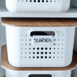 Etiketter, 2 st, SMARTSTORE BASKETS TAGS, 6,5 x H 3,5 cm, Vita Etiketter, 2 st, SMARTSTORE BASKETS TAGS, 6,5 x H 3,5 cm, Vita