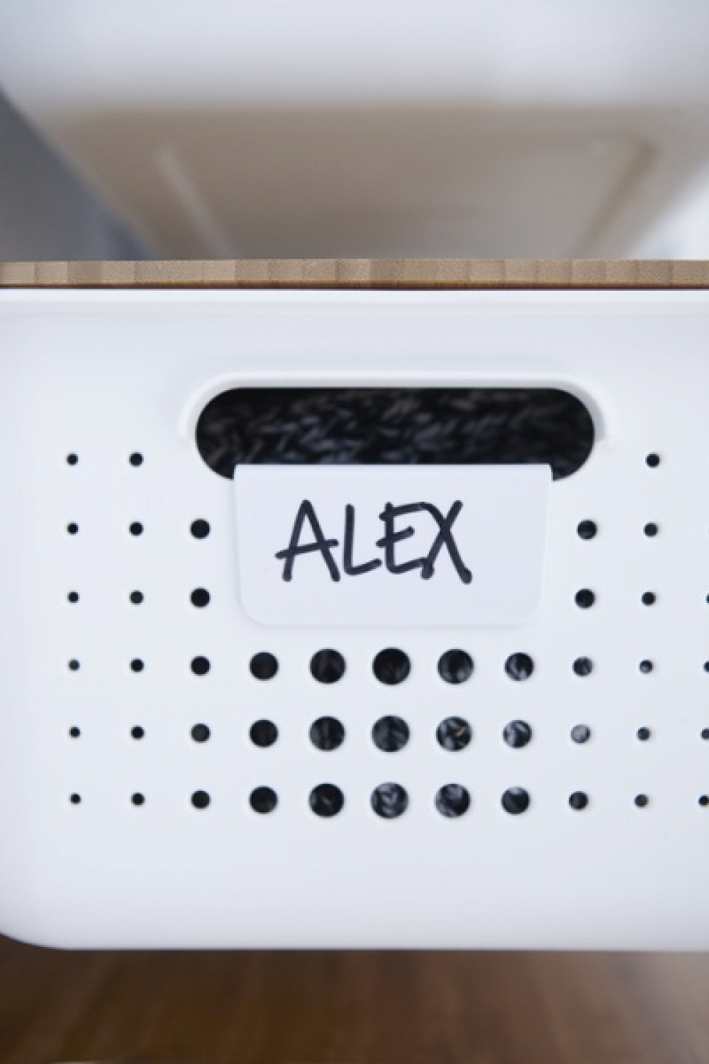 Etiketter, 2 st, SMARTSTORE BASKETS TAGS, 6,5 x H 3,5 cm, Vita i gruppen Förvaring / Magneter och självhäftande / Skyltar och etiketter hos SmartaSaker.se (40554)