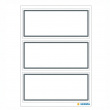 Etiketter, Självhäftande 18 st, GREY FRAME MEDIUM, 82 x 36 mm, Vit / Grå Etiketter, Självhäftande 18 st, GREY FRAME MEDIUM, 82 x 36 mm, Vit / Grå