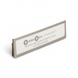 Etiketthållare i metall, 4 st, BIGSO HORIZONTAL LABEL HOLDER, 6,8 x H 2,3 cm, Soft gold Etiketthållare i metall, 4 st, BIGSO HORIZONTAL LABEL HOLDER, 6,8 x H 2,3 cm, Soft gold