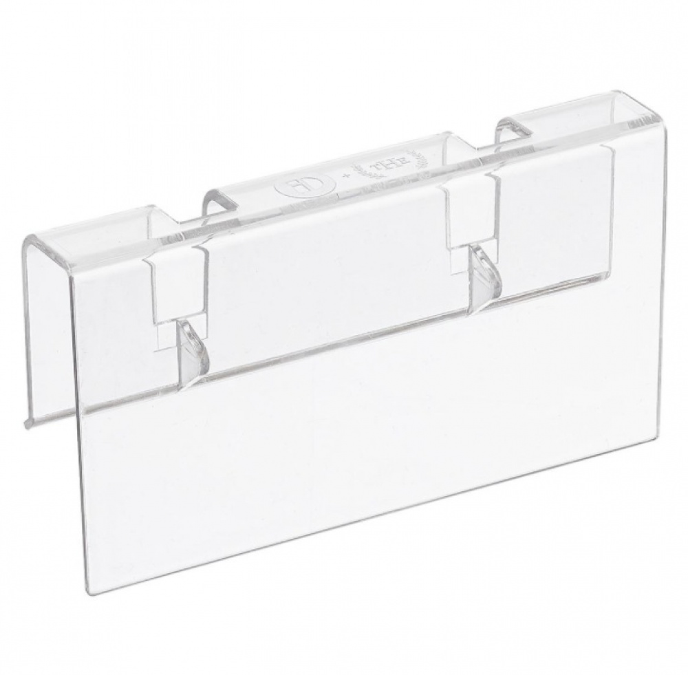 Etikettklämmor för korgar och lådor, 3 stycken, THE HOME EDIT BIN CLIPS, Transparent i gruppen Förvaring / Magneter och självhäftande hos SmartaSaker.se (40560)