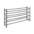 Expanderbar skohylla, 4 hyllor, HERO NON-SLIP, 62~115 x 23 x H 68 cm, Svart Expanderbar skohylla, 4 hyllor, HERO NON-SLIP, 62~115 x 23 x H 68 cm, Svart