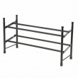 Expanderbar skohylla, STILITO TELESCOPIC, 62~117 x 23 x H 35 cm, Svart Expanderbar skohylla, STILITO TELESCOPIC, 62~117 x 23 x H 35 cm, Svart