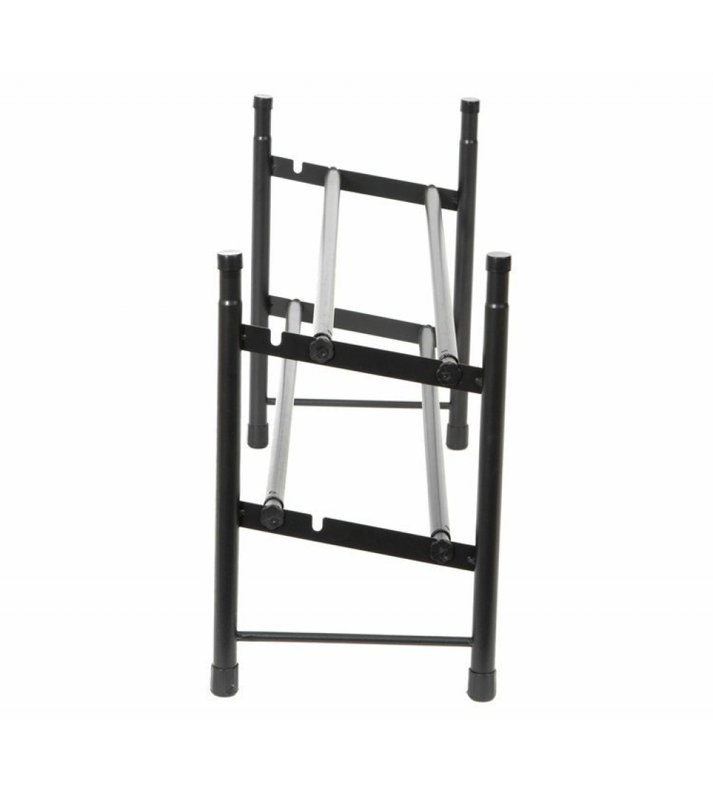 Expanderbar skohylla, STILITO TELESCOPIC, 62~117 x 23 x H 35 cm, Svart i gruppen Förvaring / Hallförvaring / Skohyllor hos SmartaSaker.se (40569)