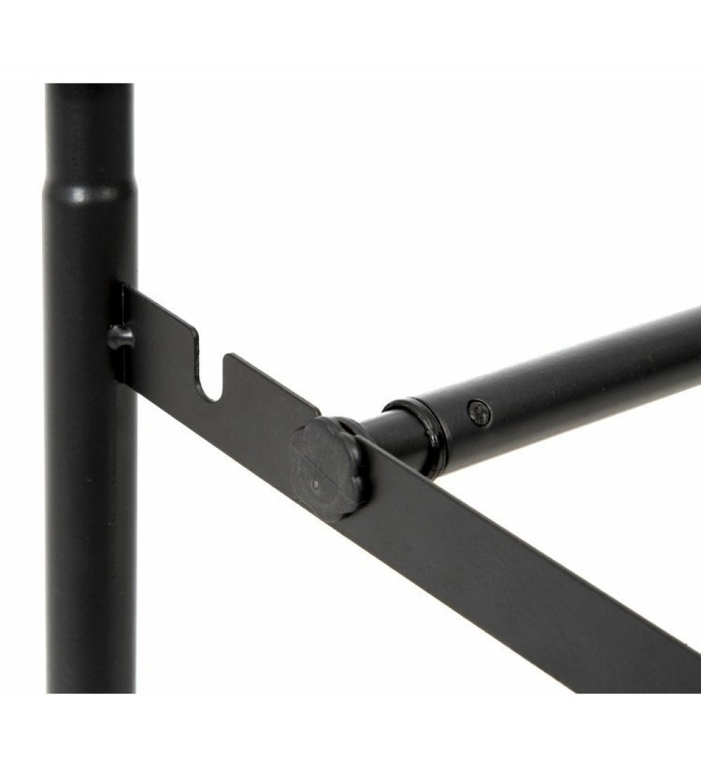 Expanderbar skohylla, STILITO TELESCOPIC, 62~117 x 23 x H 35 cm, Svart i gruppen Förvaring / Hallförvaring / Skohyllor hos SmartaSaker.se (40569)