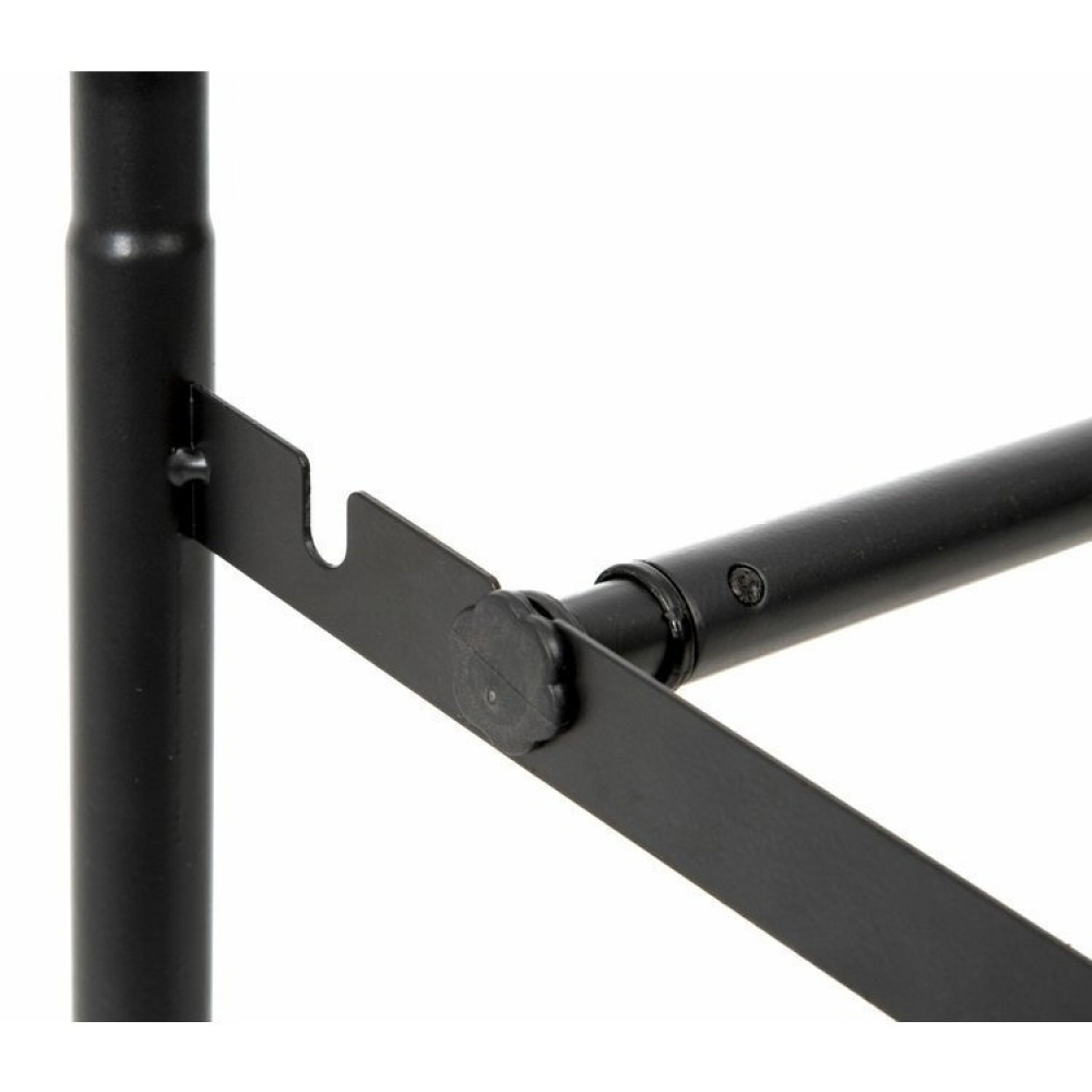 Expanderbar skohylla, STILITO TELESCOPIC, 62~117 x 23 x H 35 cm, Svart i gruppen Förvaring / Hallförvaring / Skohyllor hos SmartaSaker.se (40569)