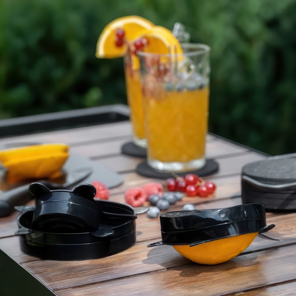 Expanderbara, lufttäta lock i silikon, 6 st, BLACK SILICONE STRETCH TOPS, Svarta i gruppen Förvaring / Köksförvaring hos SmartaSaker.se (40571)