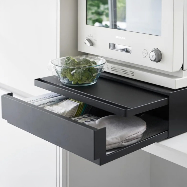 Extra förvaring, Metall, LARGE TOWER COUNTERTOP DRAWER, 45 x 39,3 x H 13,5 cm, Yamazaki i gruppen Förvaring / Köksförvaring hos SmartaSaker.se (40578)